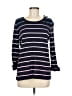 Talbots Stripes Blue Pullover Sweater Size M - photo 1