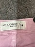 Just Black Pink Jeans Size 24 waist - photo 7