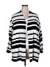 Signature Silver Black Cardigan Size 3X - photo 1