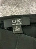 Chic by Jacob 100% Polyester Solid Black Cocktail Dress Size 0 - photo 7