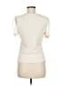 Unbranded Ivory Short Sleeve Top Size M - photo 2