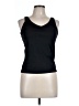 PoshDivah Black Sleeveless Top Size L - photo 1