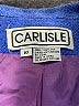 Carlisle 100% Silk Blue Silk Blazer Size 10 - photo 6