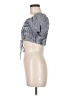 Shop17 100% Polyester Silver Short Sleeve Blouse Size M - photo 5