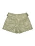 Jonathan Simkhai Metallic Green Khaki Shorts Size 6 - photo 2