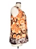 Unity World Wear 100% Polyester Orange Sleeveless Blouse Size L - photo 4