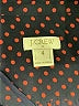 J.Crew Factory Store Polka Dots Brown Long Sleeve Blouse Size 4 - photo 7