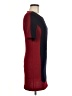 Kling 100% Polyester Color Block Solid Blue Red Casual Dress Size M - photo 4