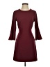 Lulus Solid Burgundy Casual Dress Size XS - photo 1