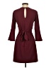 Lulus Solid Burgundy Casual Dress Size XS - photo 2