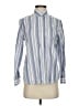 J.Crew 100% Cotton Stripes Blue Long Sleeve Blouse Size 2 - photo 1