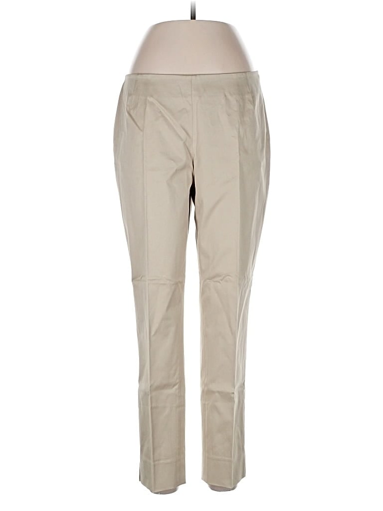 Pre-owned Lafayette 148 Casual Pants In Tan