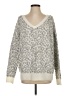 Matty M Animal Print Silver Pullover Sweater Size S - photo 1