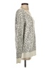 Matty M Animal Print Silver Pullover Sweater Size S - photo 4