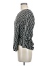 Pleione 100% Polyester Black 3/4 Sleeve Blouse Size M - photo 5