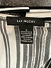 Liz McCoy Stripes Silver 3/4 Sleeve Blouse Size S - photo 7