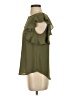 J.Crew 100% Polyester Green Short Sleeve Blouse Size 0 - photo 5