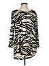 JM Collection Silver Long Sleeve Blouse Size L - photo 1