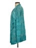 HOTOUCH 100% Acrylic Teal Cardigan Size S - photo 5