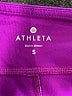 Athleta Metallic Purple Athletic Shorts Size S - photo 3