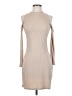 Motel Solid Tan Casual Dress Size S - photo 1