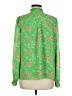J by Joie 100% Polyester Floral Green Long Sleeve Blouse Size M - photo 2