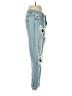 Forever 21 100% Cotton Hearts Blue Jeans Size 24 waist - photo 4