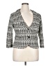 CAbi Chevron-herringbone Ivory Blazer Size 14 - photo 1
