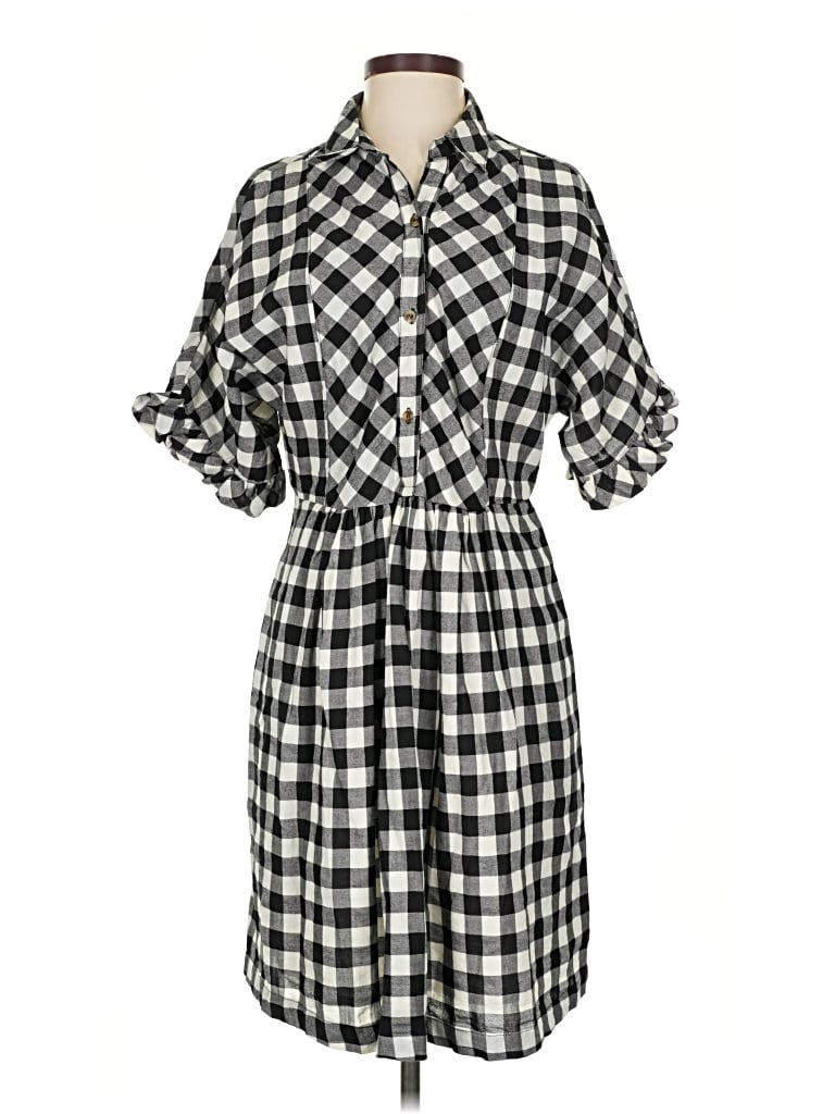 Pre-owned Porridge Casual Dress In Black