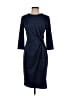 J. McLaughlin Solid Blue Casual Dress Size S - photo 1