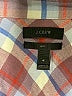 J.Crew Plaid Brown Long Sleeve Button-Down Shirt Size 4 - photo 7
