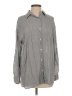 Max Studio Gray Long Sleeve Button-Down Shirt Size S - photo 1