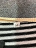 Unbranded 100% Rayon Stripes White Pullover Sweater Size M - photo 7