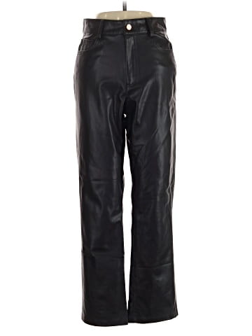 Zara Faux Leather Pants (view 1)