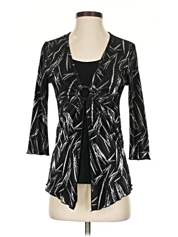 Brittany Black 3/4 Sleeve Blouse (view 1)