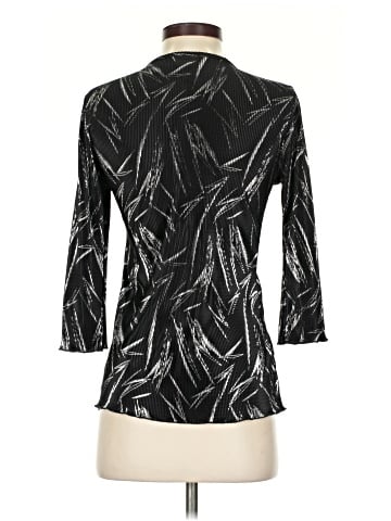 Brittany Black 3/4 Sleeve Blouse (view 2)