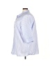Blair Stripes Blue 3/4 Sleeve Button-Down Shirt Size 4X - photo 5
