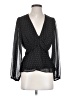 Pleione 100% Polyester Black Long Sleeve Blouse Size XS - photo 1