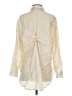 Zara Ivory Long Sleeve Button-Down Shirt Size XS - photo 2