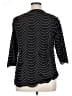 Notations Black 3/4 Sleeve Top Size 1X - photo 2