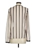 Ann Taylor LOFT 100% Polyester Stripes Ivory Long Sleeve Blouse Size XS - photo 2