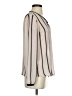 Ann Taylor LOFT 100% Polyester Stripes Ivory Long Sleeve Blouse Size XS - photo 4