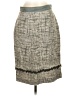 Yoana Baraschi 100% Polyester Tweed Gray Formal Skirt Size 4 - photo 1