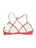 Flagpole Solid Red Swimsuit Top Size L - photo 2