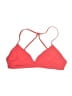 Flagpole Solid Red Swimsuit Top Size L - photo 1