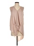 BCBGMAXAZRIA 100% Polyester Tan Sleeveless Blouse Size XS - photo 1