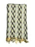 Unbranded Chevron-herringbone Green Scarf One size - photo 2
