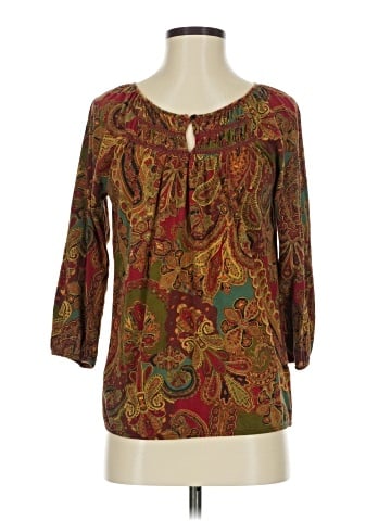 Lauren by Ralph Lauren 3/4 Sleeve Blouse (view 1)