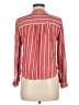 Gap 100% Viscose Stripes Red Long Sleeve Blouse Size M - photo 2