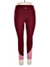 Avia Color Block Burgundy Active Pants Size XL - photo 2
